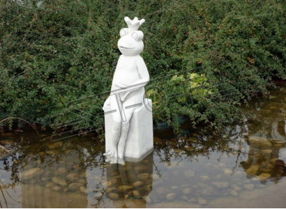 Garden Decoration Frog Patio Stone Decorative Figures Statue
